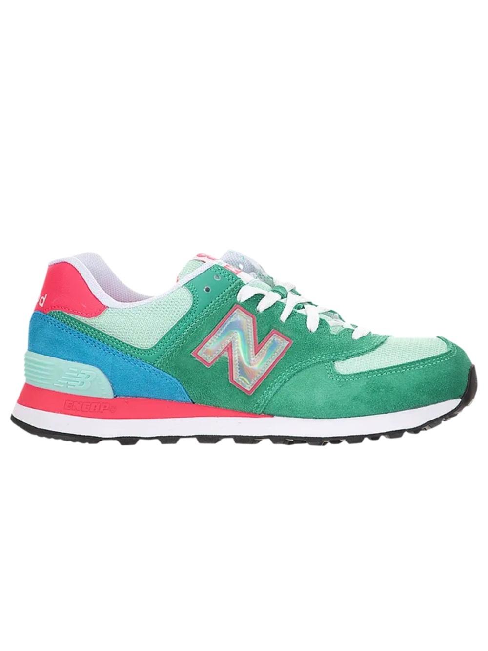 New Balance Kids Teal & Pink Retro Runner Sneakers